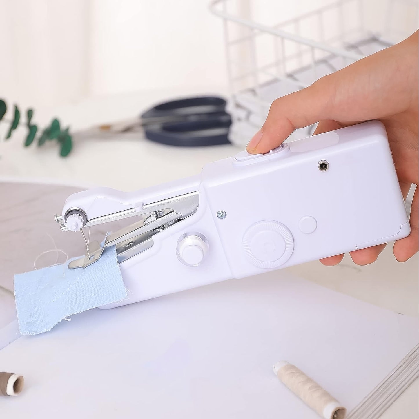 ThreadSnap™ Pro Cordless Portable Mini Electric Sewing Machine