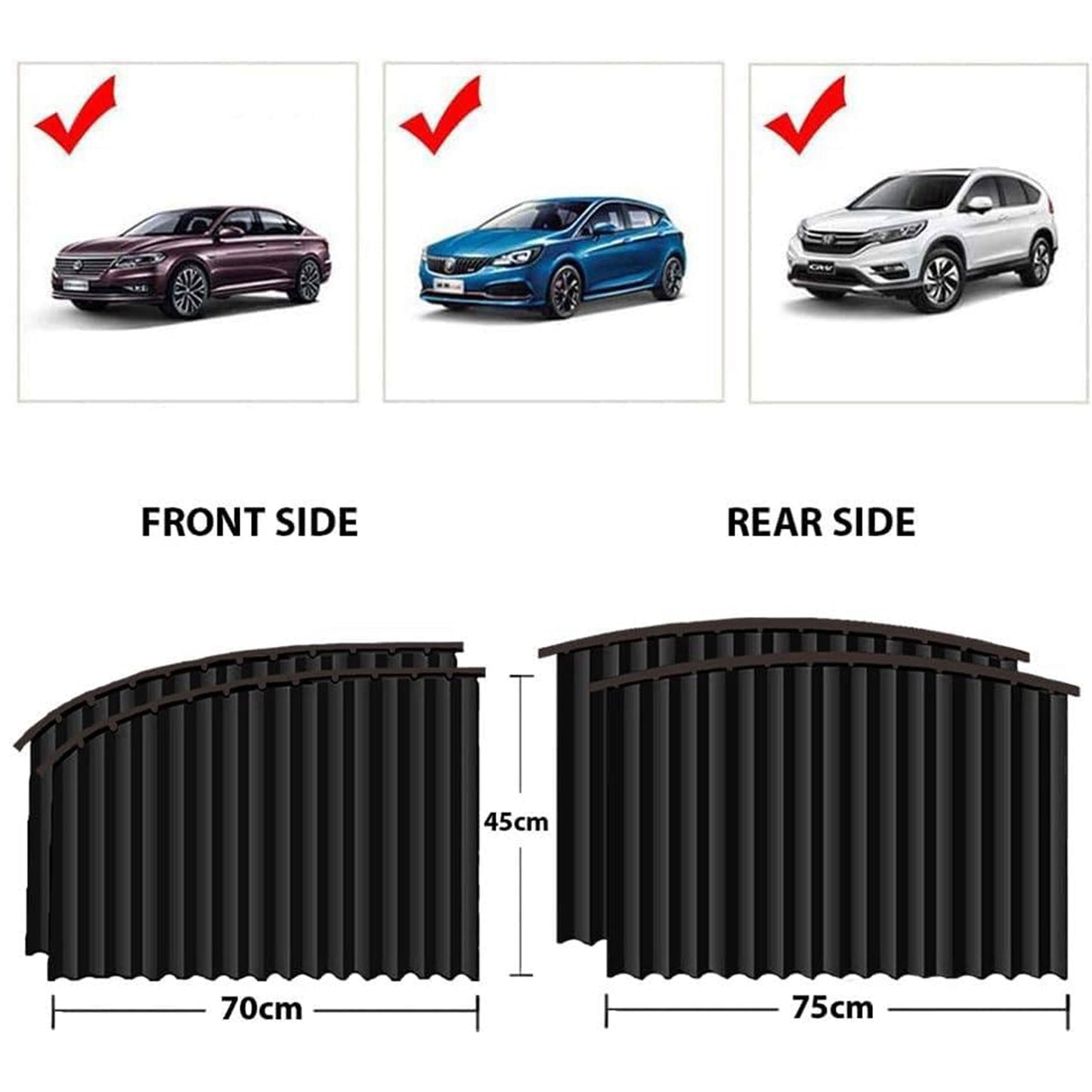 UV Protection Mesh Curtain Net Curtain(Pack of 4)