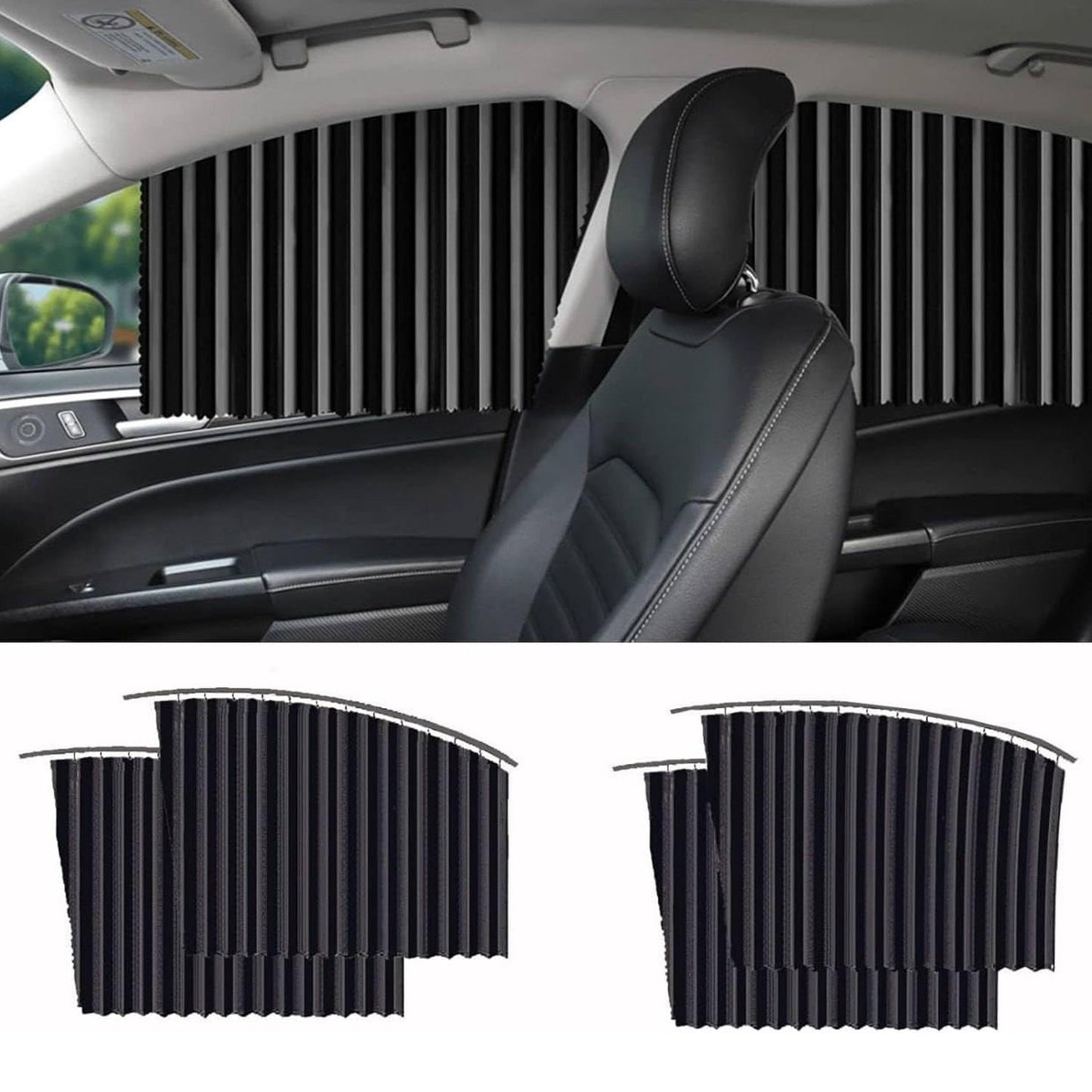 UV Protection Mesh Curtain Net Curtain(Pack of 4)