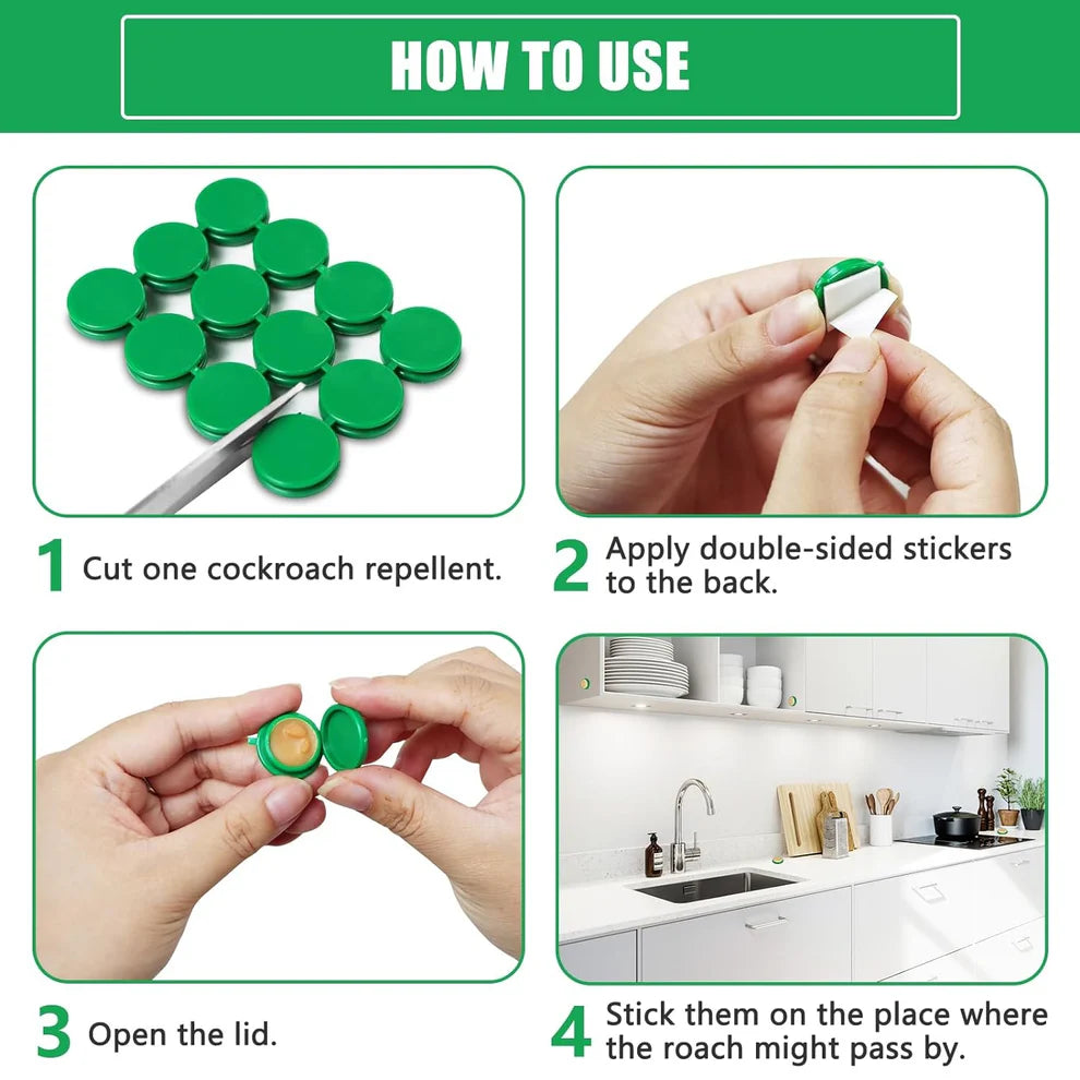 RoachGuard Cockroach Killer Gel - Pack of 24