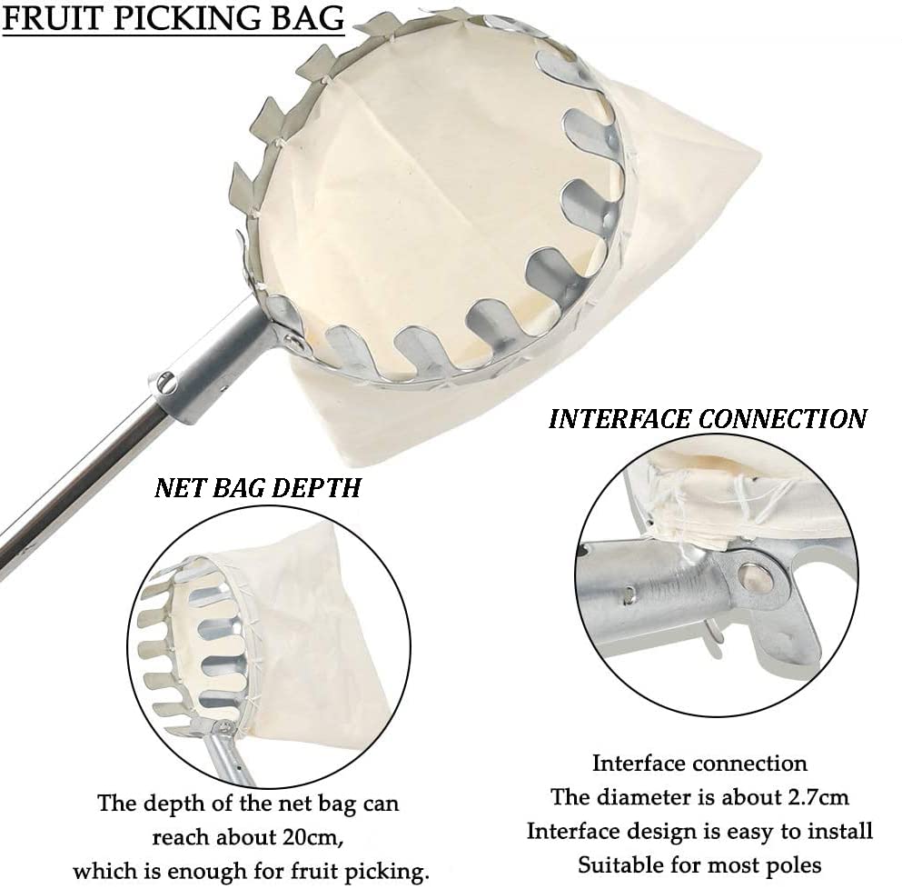 BranchPro Fruit Picking Tool With Storage Bag