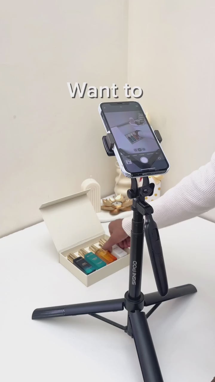 VibeShot™ Studio Selfie Tripod with Remote with Bluetooth Remote