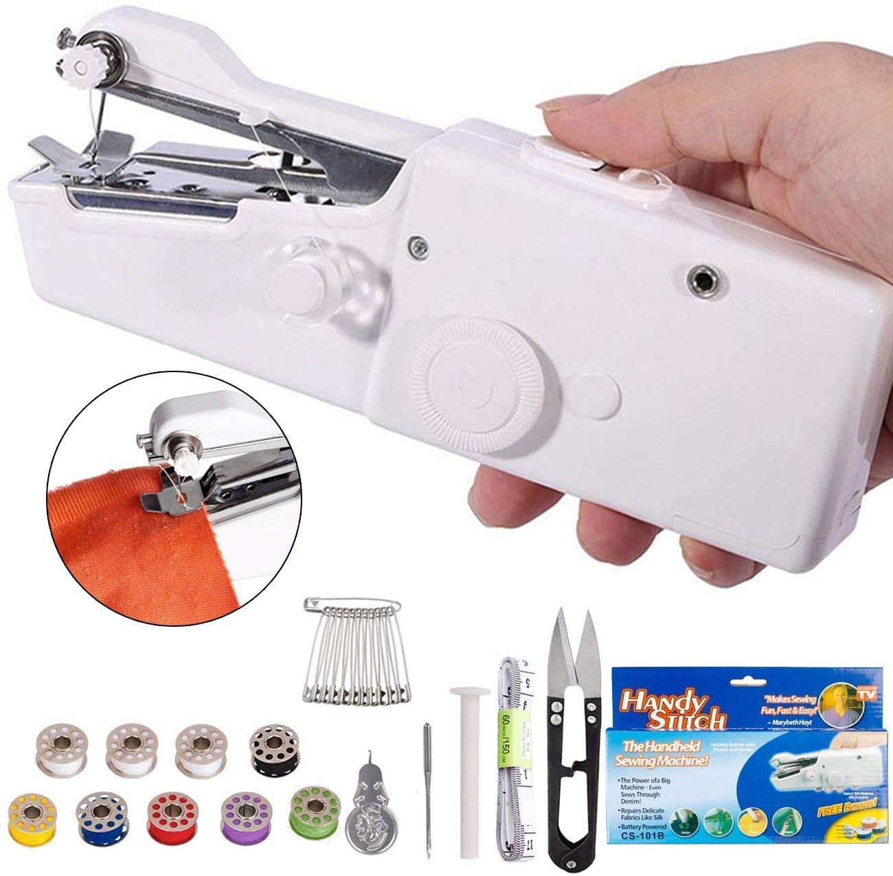 ThreadSnap™ Pro Cordless Portable Mini Electric Sewing Machine