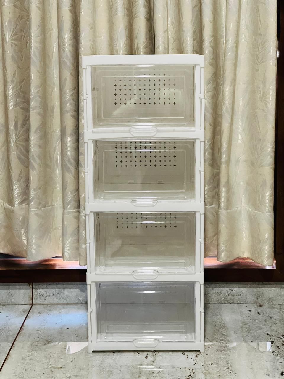 StepStack™ Smart Foldable 4 Layer Shoe Rack