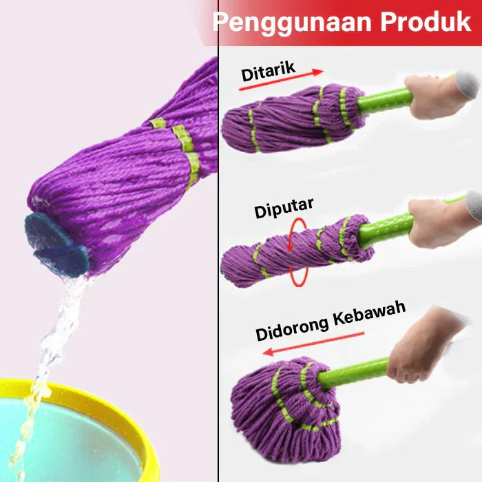 AutoTwist Easy Squeeze Self Twisting Mop