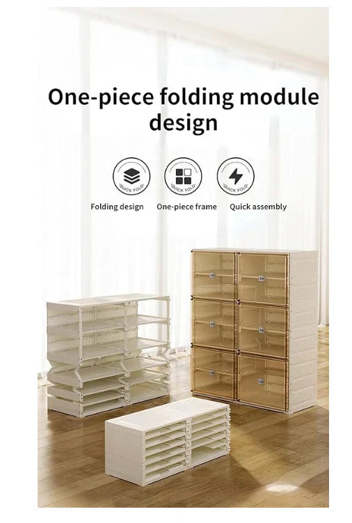 StepStack™ Smart Foldable 4 Layer Shoe Rack