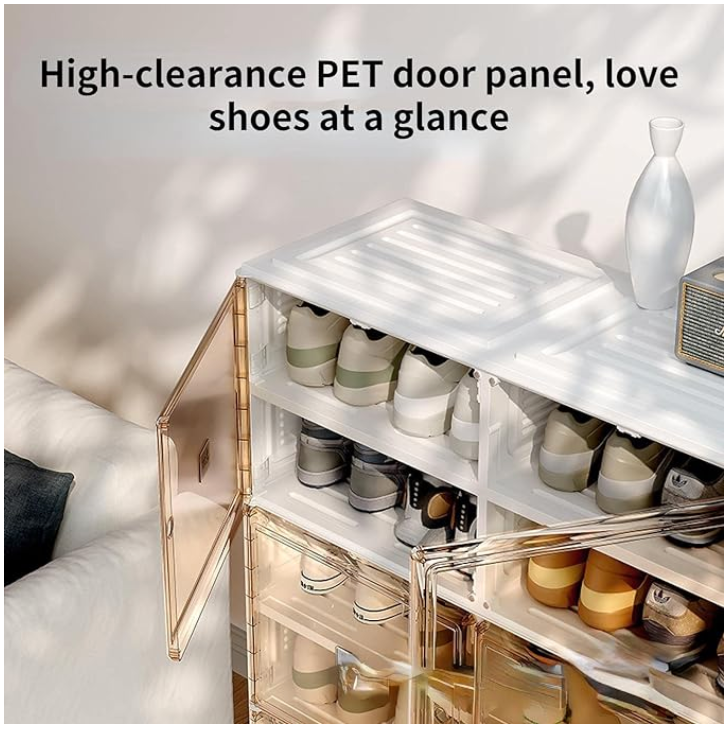 StepStack™ Smart Foldable 4 Layer Shoe Rack