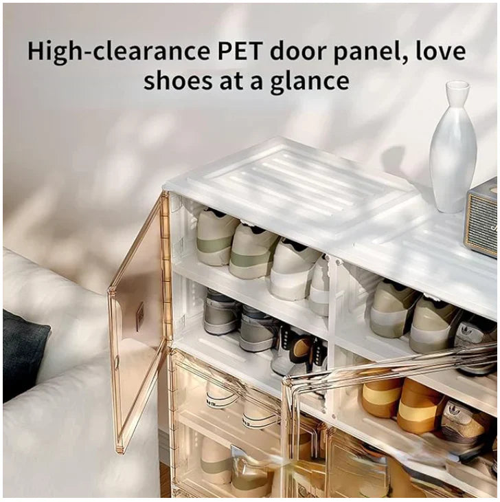 StepStack™ Smart Foldable 4 Layer Shoe Rack