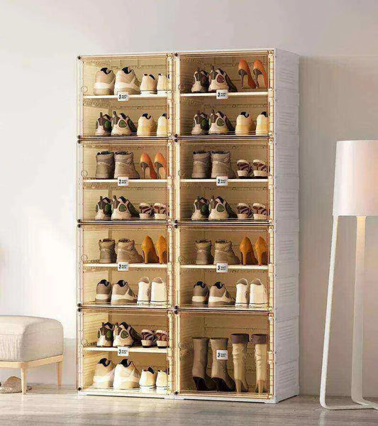 StepStack™ Smart Foldable 4 Layer Shoe Rack