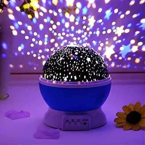 StarGrazing - Color Changing Rotating Moon Night Projection Lamp