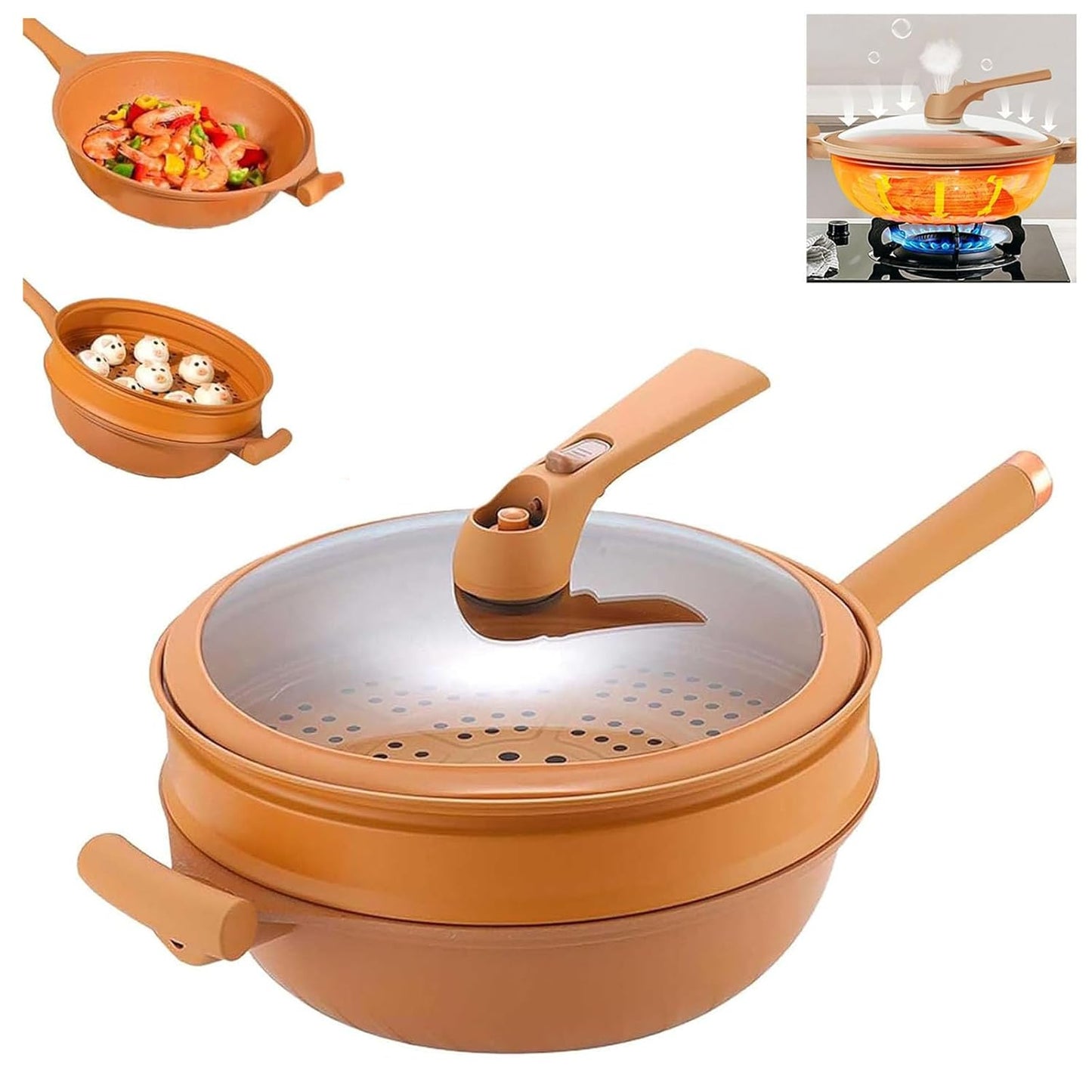 MultiPan 8 in 1 Multipurpose Non-Stick Pan