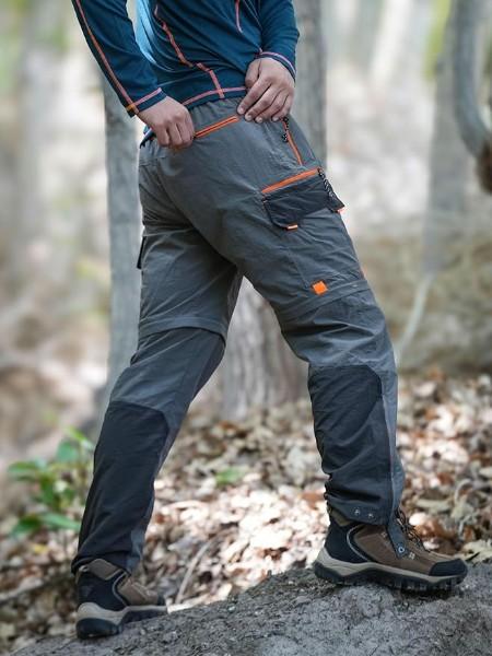 2-in-1 Utility| Hiking Active Pants - Pack of 2 (Black + Grey)