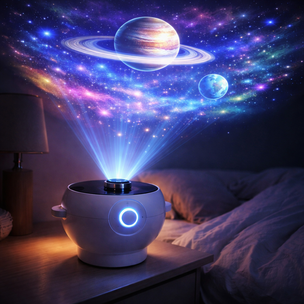 360 Rotating Night Projector Lamp