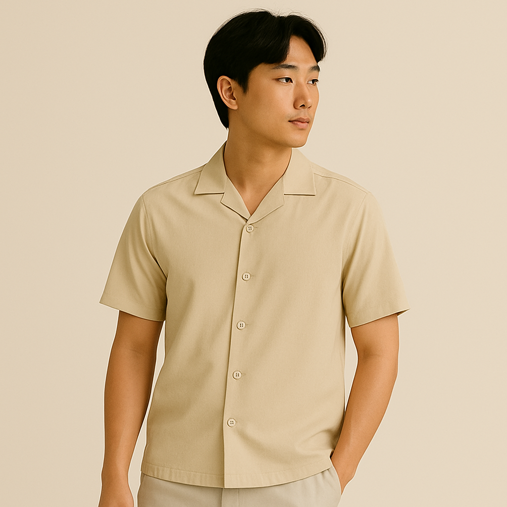 PureComfort Pack Of 3 Breathable Shirts (Black + White + Beige)