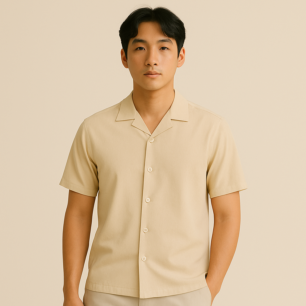 PureComfort Pack Of 3 Breathable Shirts (Black + White + Beige)