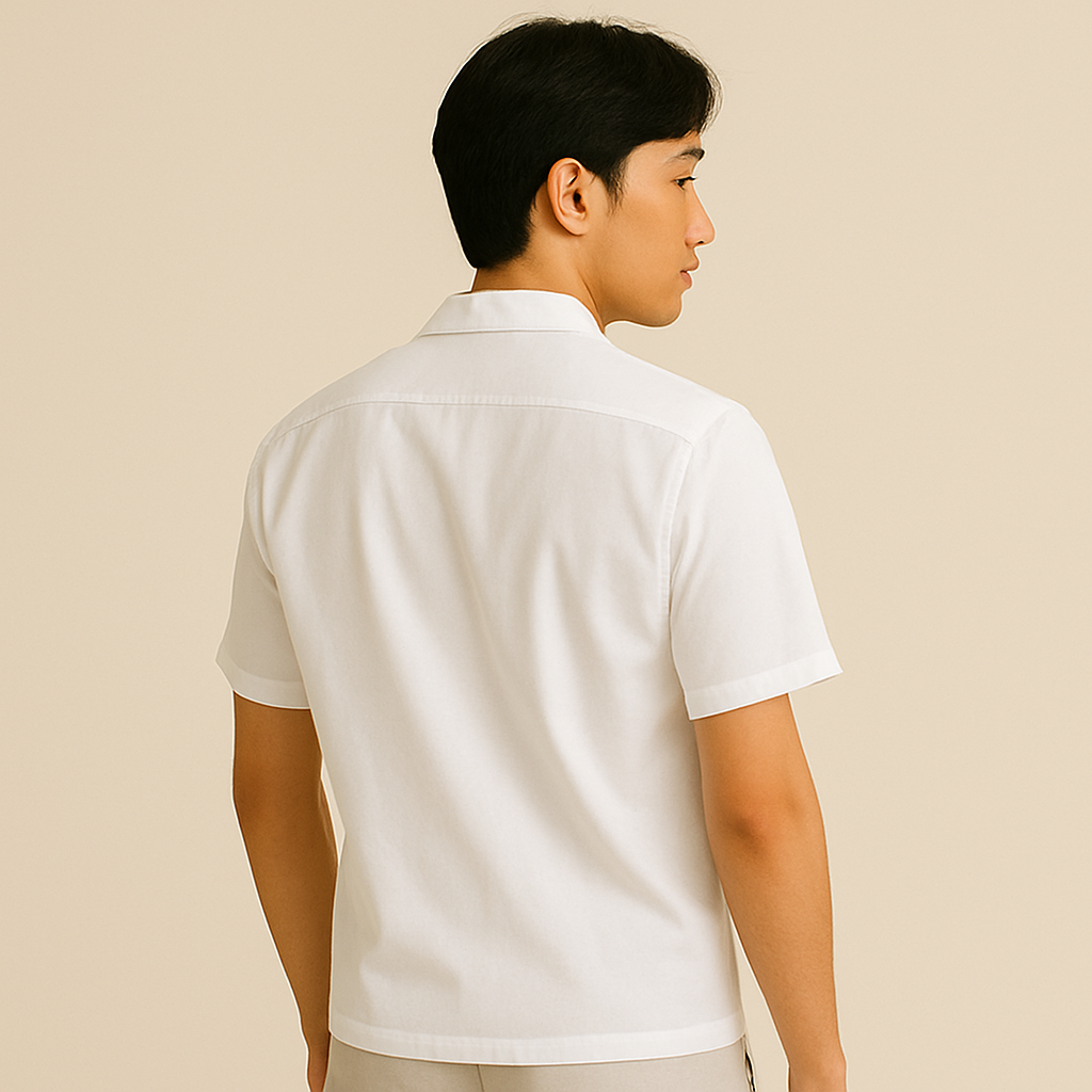 PureComfort Pack Of 3 Breathable Shirts (Black + White + Beige)