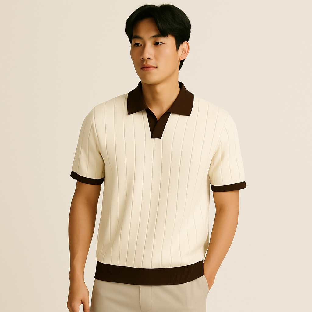 Vintage Riviera Premium Polo T-Shirt Pack of 4 (Brown + Green + Beige + Blue)