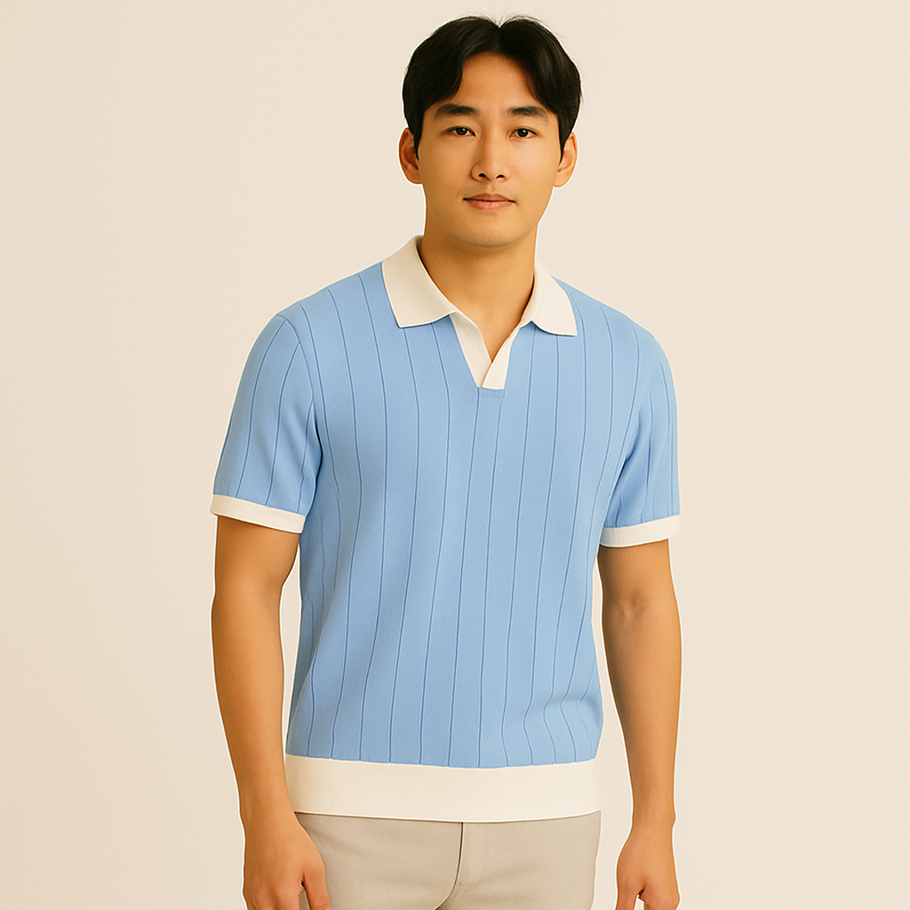 Vintage Riviera Premium Polo T-Shirt Pack of 4 (Brown + Green + Beige + Blue)