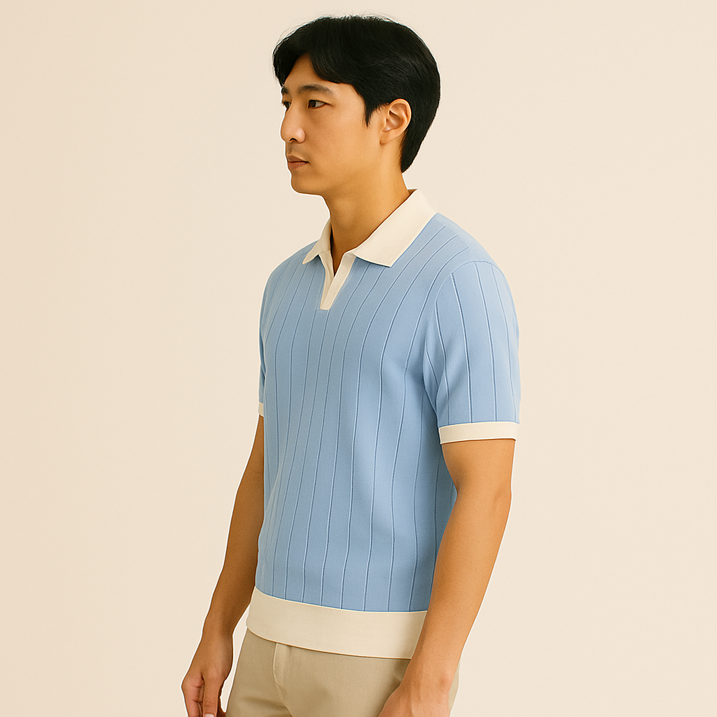 Vintage Riviera Premium Polo T-Shirt Pack of 4 (Brown + Green + Beige + Blue)