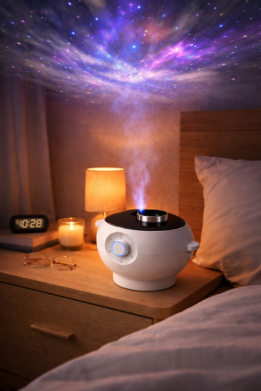 360 Rotating Night Projector Lamp
