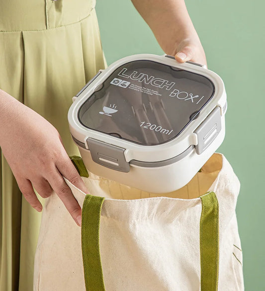 HeatStack  Bento Multi Layered Lunch Box with Compartments