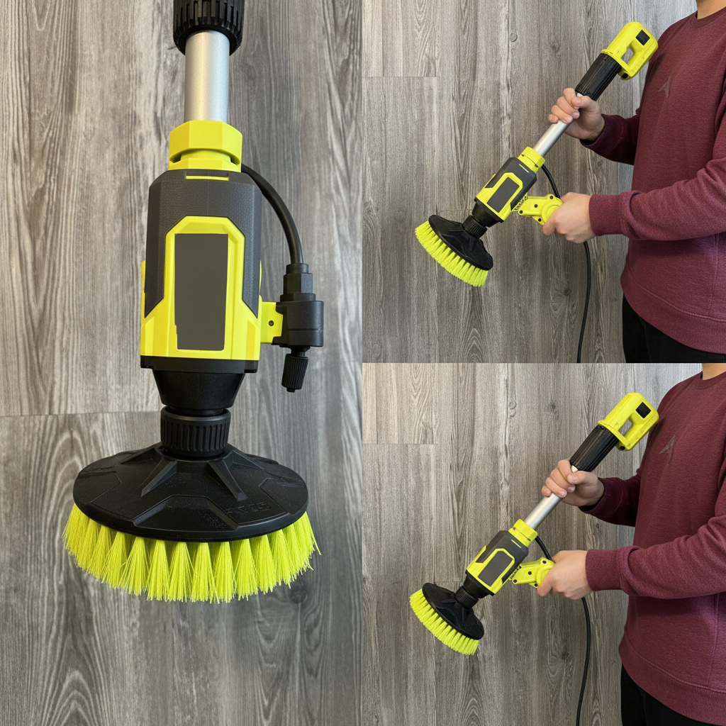 Foldable 360 Automatic Multipurpose Scrubber