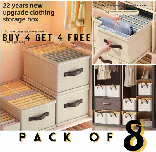 TidyTrove™ Premium Shirt & Garment Closet Organiser  ( PACK OF 8 )