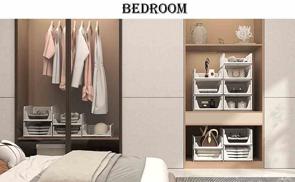 FoldNest Express Foldable Closet Organizer (Pack of 5)